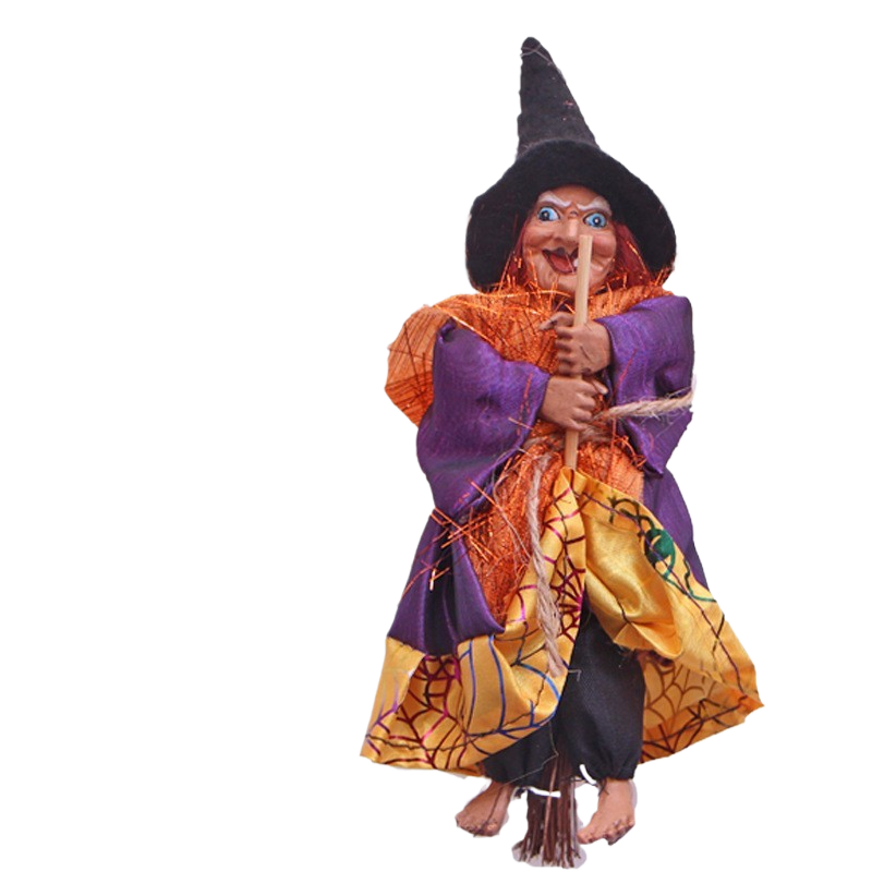 Halloween bar vintage witch ornaments broom haunted