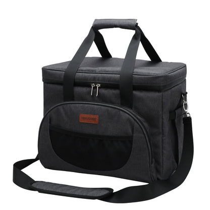 Large Capacity Insulated Handbag Outdoor Oxford Picnic Bag