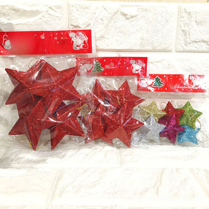 Blow Mold Plastic Christmas Star Ornament