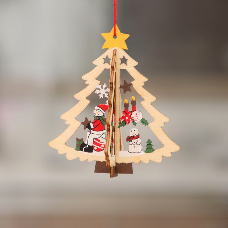 Christmas wooden decorations
