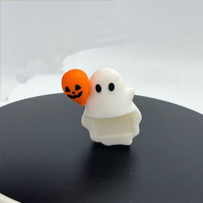 Mystery Phone Buddy Ghost Pumpkin Sticky Phone Decoration Figurine Desktop