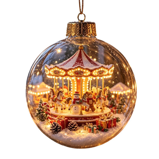 Custom Christmas Snowman Ornament