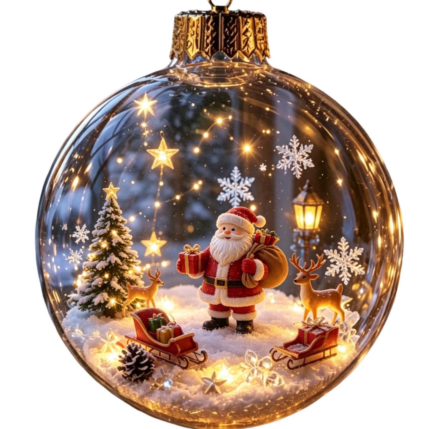 Custom Christmas Snowman Ornament