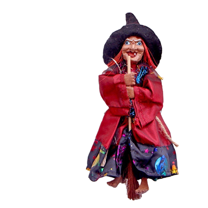Halloween bar vintage witch ornaments broom haunted