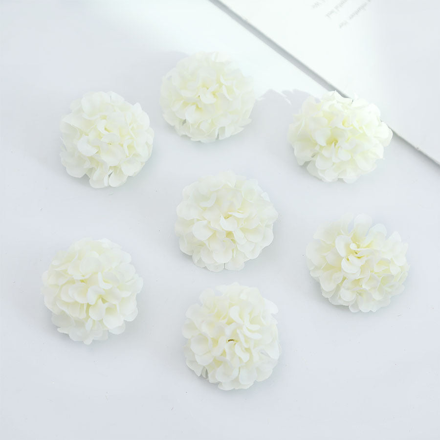 Hydrangea Artificial Flower Heads for DIY Decoration