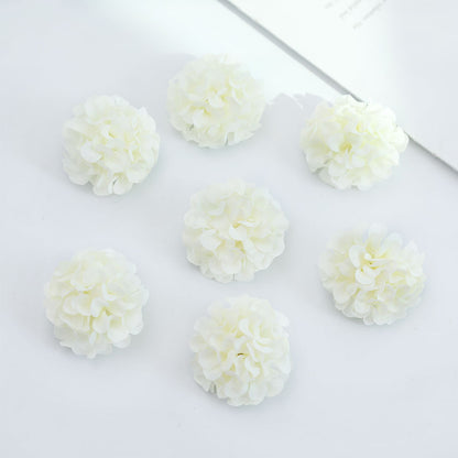 Hydrangea Artificial Flower Heads for DIY Decoration