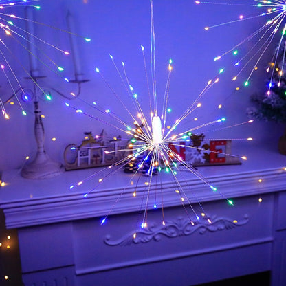 LED fireworks lights and star-shaped decorative lights