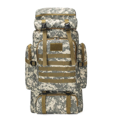 80L Tactical Multi-Function Outdoor Hiking Backpack