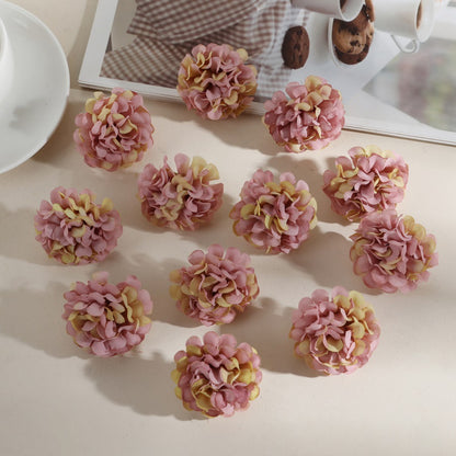 Hydrangea Artificial Flower Heads for DIY Decoration