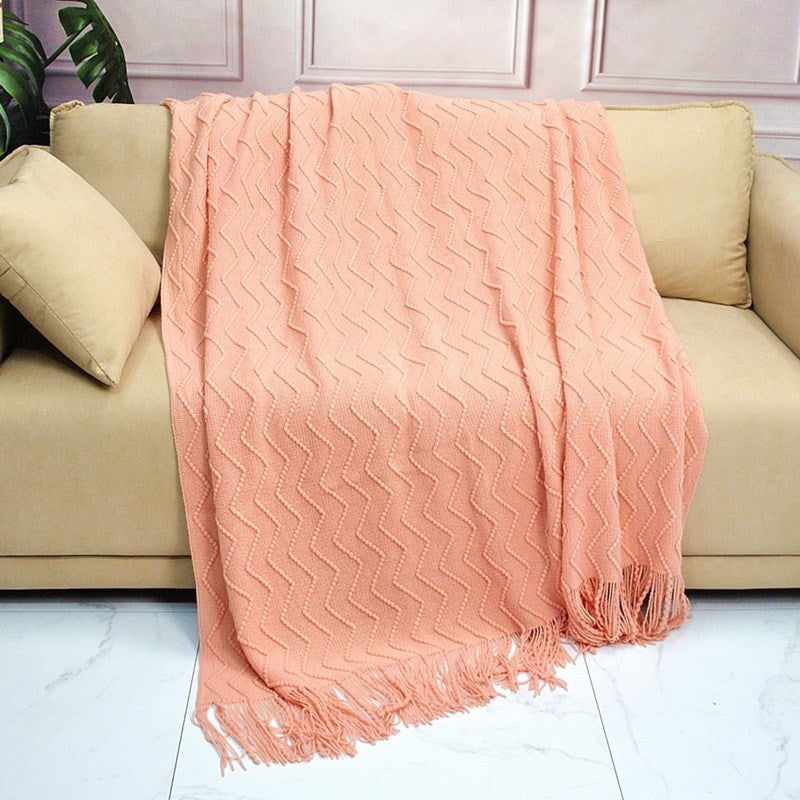 Knitted blanket