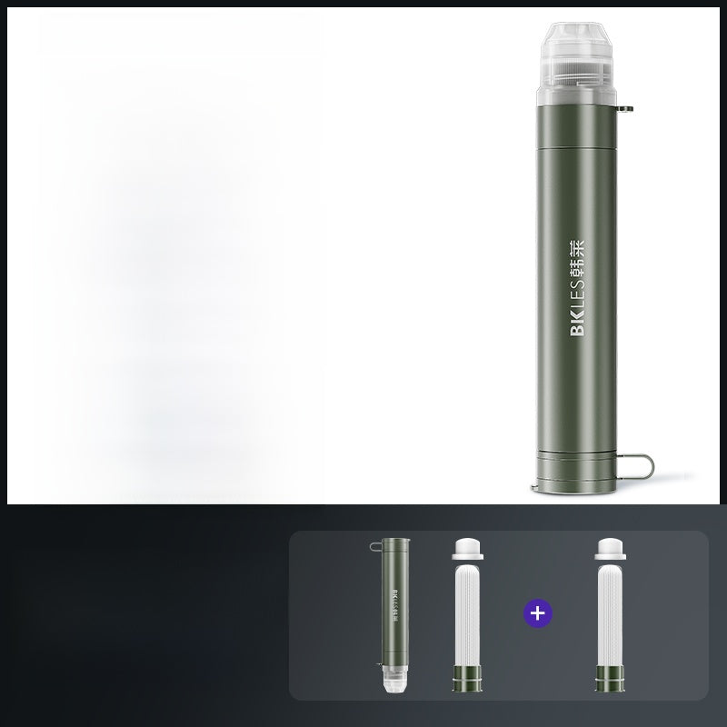 Portable Outdoor Water Purifier with Direct Drinking Filter