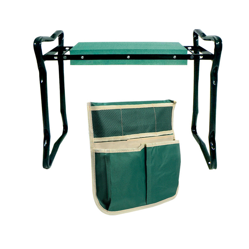 Outdoor garden kneeling stool sitting kneeling garden gardening kneeling chair garden tool stool with tool kit multifunctional folding kneeling stool