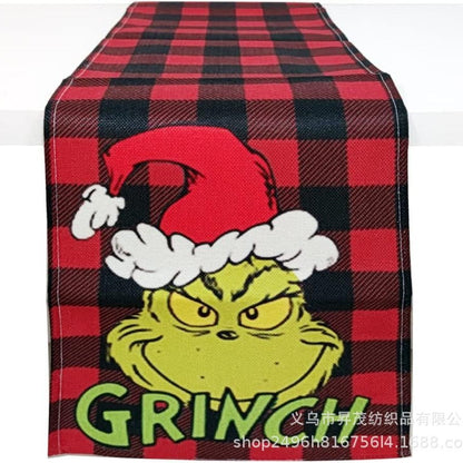 Winter Christmas tablecloth coffee table cloth
