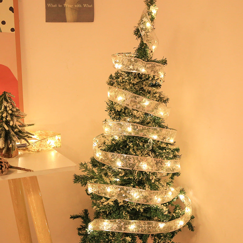 Christmas decoration ribbons