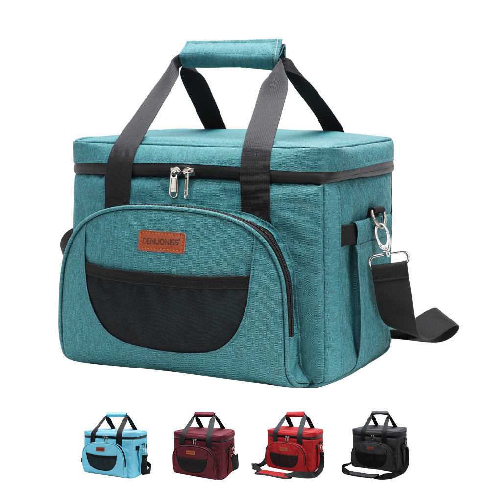 Large Capacity Insulated Handbag Outdoor Oxford Picnic Bag