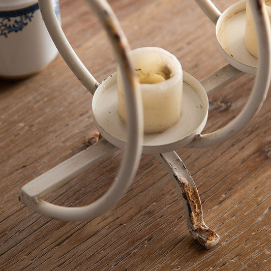 Retro Iron Candle Holder