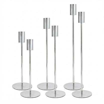 European Minimalist Metal Candle Holders
