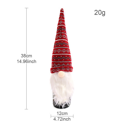 Christmas Wine Bottle Decoration Covers