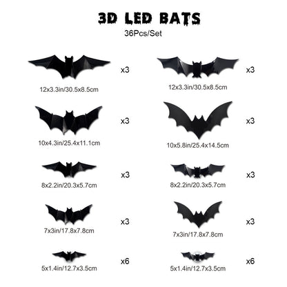 Halloween LED wall stickers