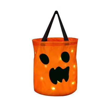 LED Light Up Pumpkin Party Bag