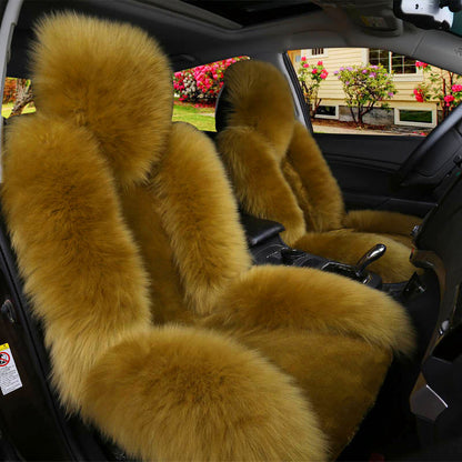 Car seat cushion - winter wool seat cushion