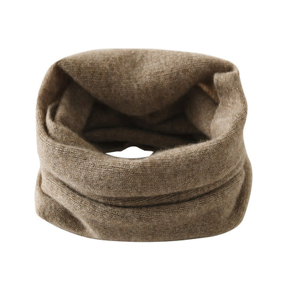 Cashmere Neck Warmer Unisex Autumn and Winter Warm Versatile Cashmere Neck Gaiter Knitted Warm Fake Collar Neck Protector