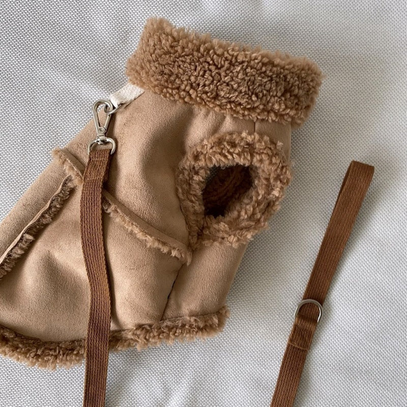 Fleece Pet Vest Winter Warm Jacket