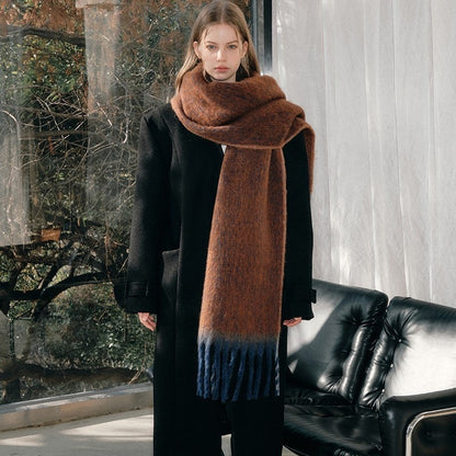 Women's Winter Mohair Blend Scarf