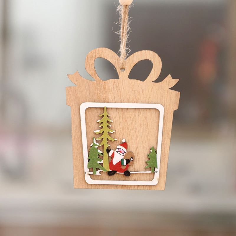 Christmas wooden decorations