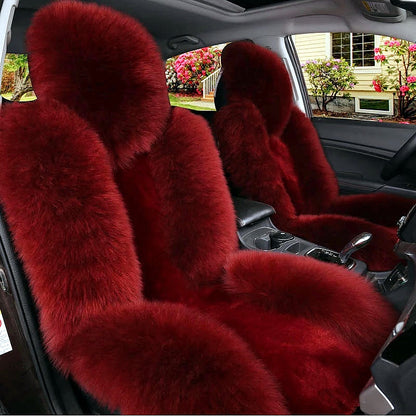 Car seat cushion - winter wool seat cushion