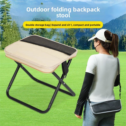 Portable Folding Backpack Stool for Outdoor Use