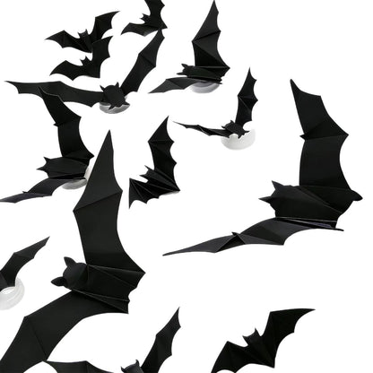 Halloween 3D LED Bat Night Light Wall Decoration