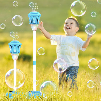 Automatic Outdoor Bubble Machine with Lights and Music