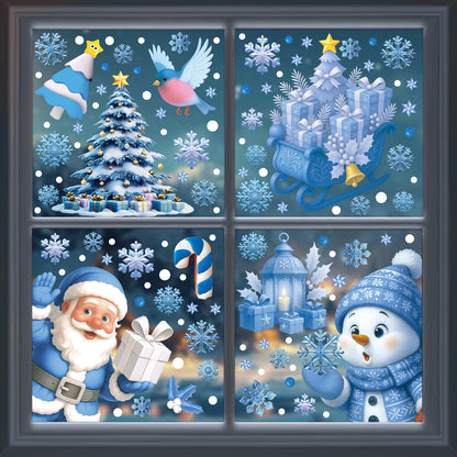 Christmas glass stickers