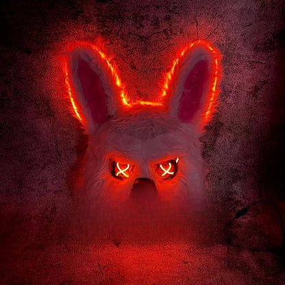 Glowing Animal Plush Headgear for Halloween