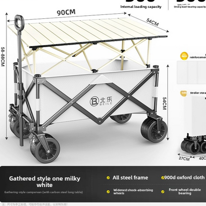 Foldable Outdoor Camping Trolley