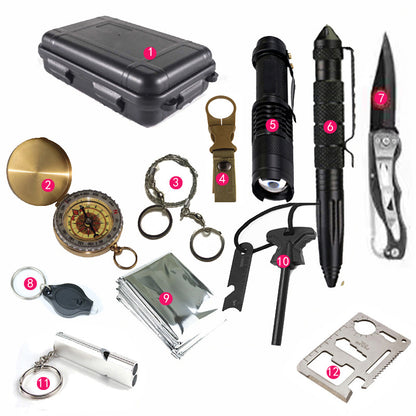 Multi-functional Outdoor Survival Emergency Kit