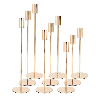 European Minimalist Metal Candle Holders