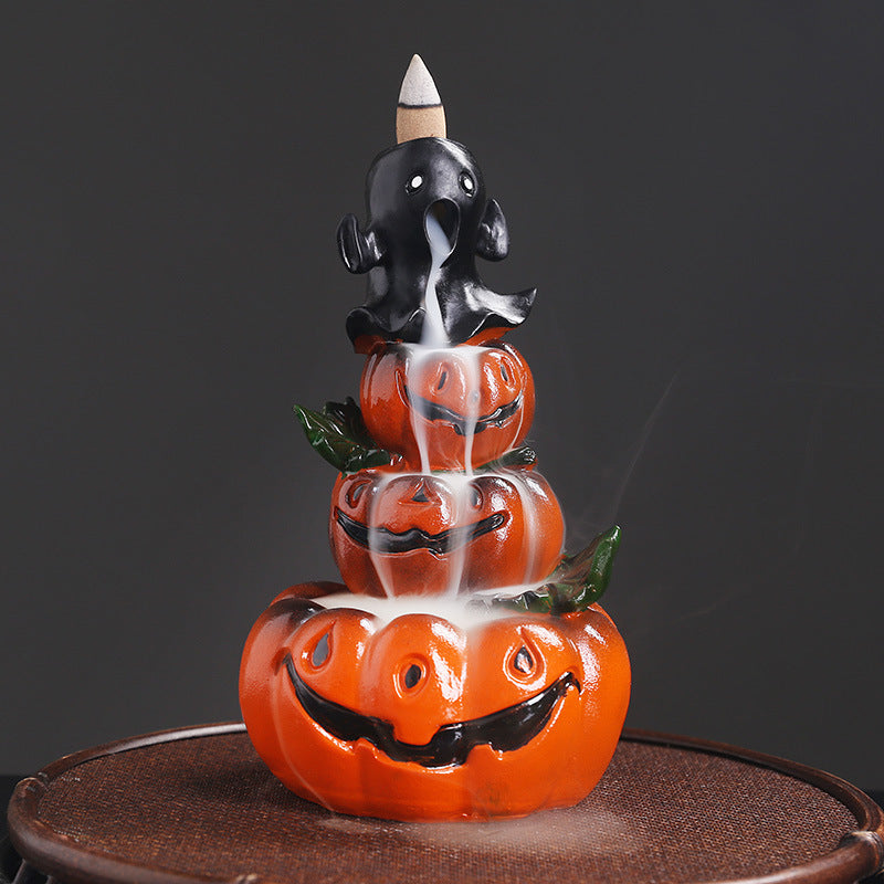 Halloween Pumpkin Backflow Incense Burner