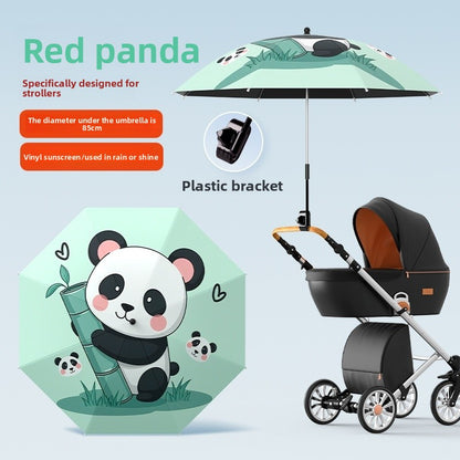 Universal Baby Stroller Sunshade and Rain Umbrella