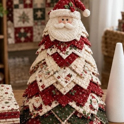 Quilted Christmas Tree Set