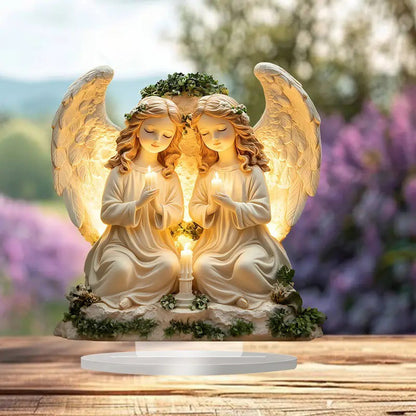 Acrylic Prayer Angel Desktop Decoration
