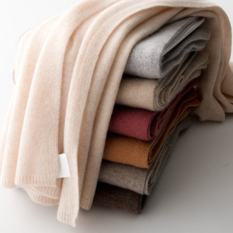 Pure Cashmere Scarf Unisex Winter Neck Warmer