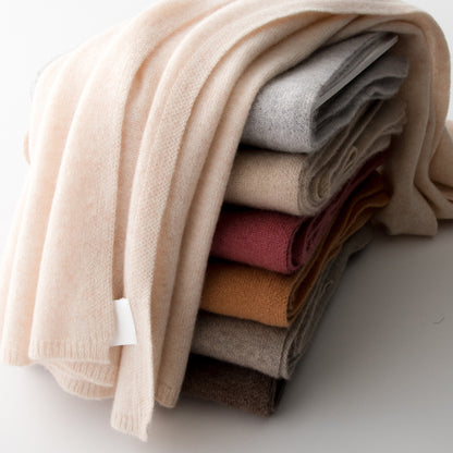 Pure Cashmere Scarf Unisex Winter Neck Warmer