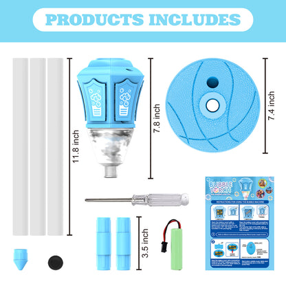 Automatic Outdoor Bubble Machine with Lights and Music