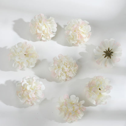 Hydrangea Artificial Flower Heads for DIY Decoration