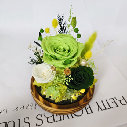 Eternal Flower Glass Dome Rose Gift