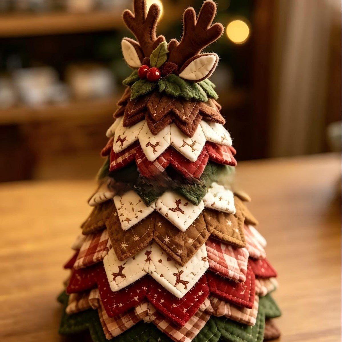 Quilted Christmas Tree Set