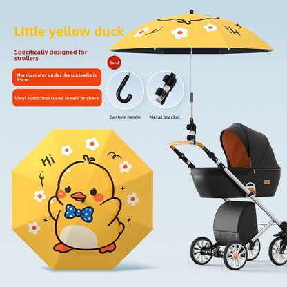 Universal Baby Stroller Sunshade and Rain Umbrella