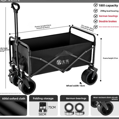 Foldable Outdoor Camping Trolley